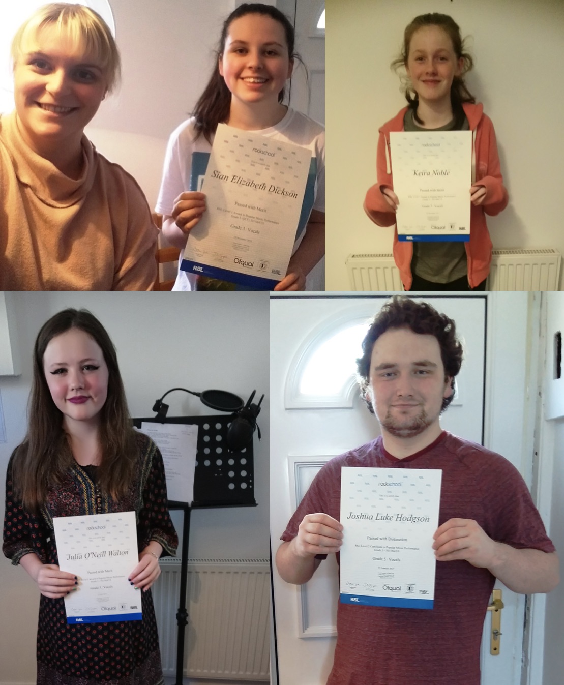 Emma Sheldon Singing Teacher with Students